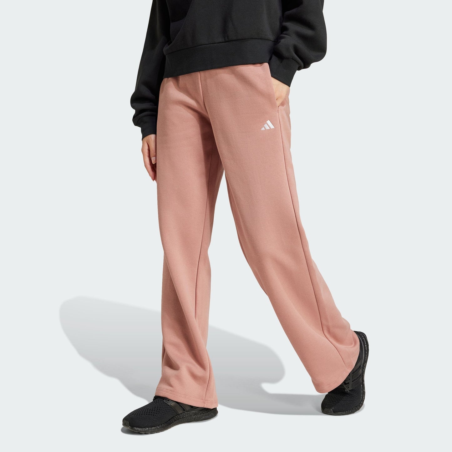 Essentials Small Logo Feel Cozy Open-Hem Pants (Warm Clay)