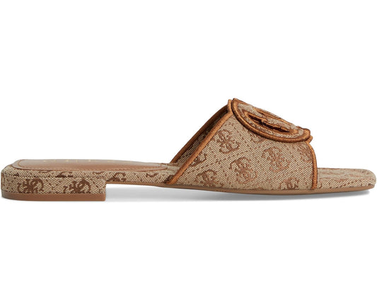 Tarishae Jacquard Sandals (Brown)