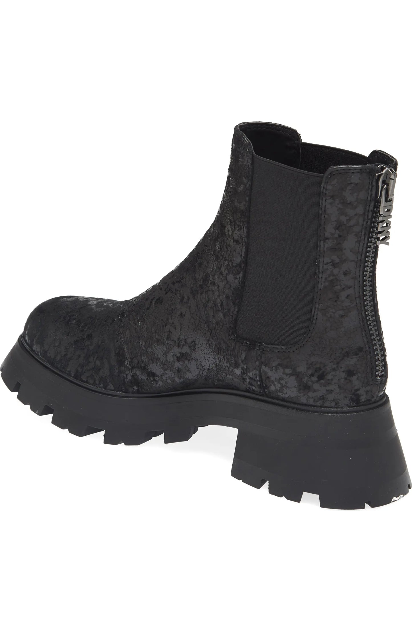 Sasha Lug Chelsea Boot (Black)