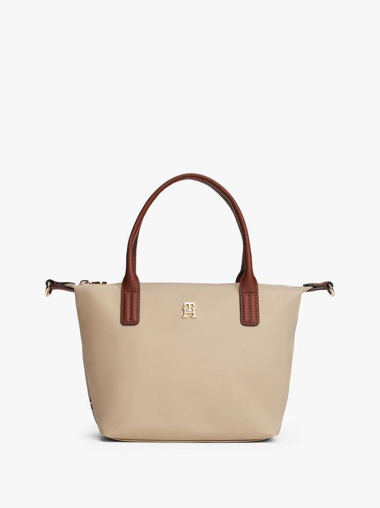 Monogram Mini Tote Bag (Beige)