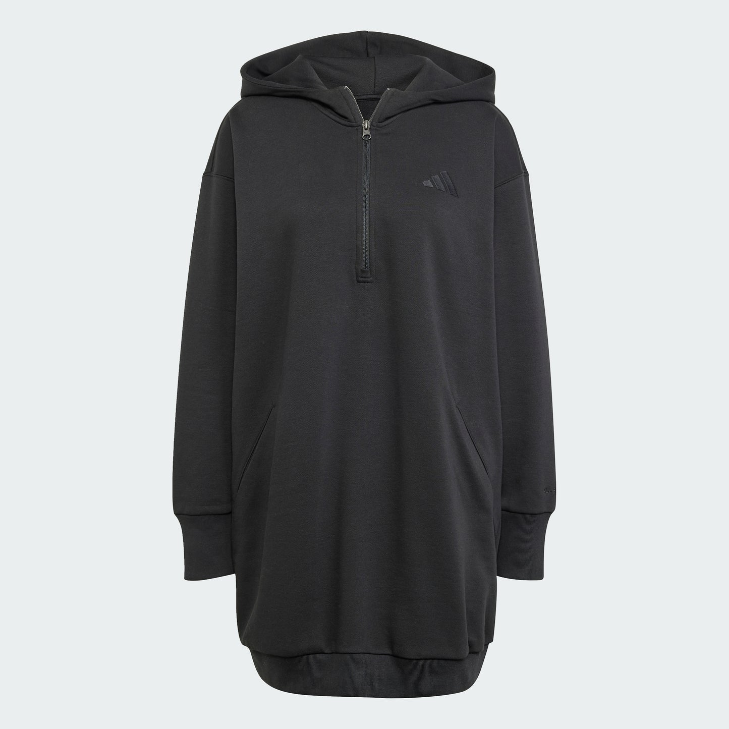 All SZN Fleece Loose Dress (Black)