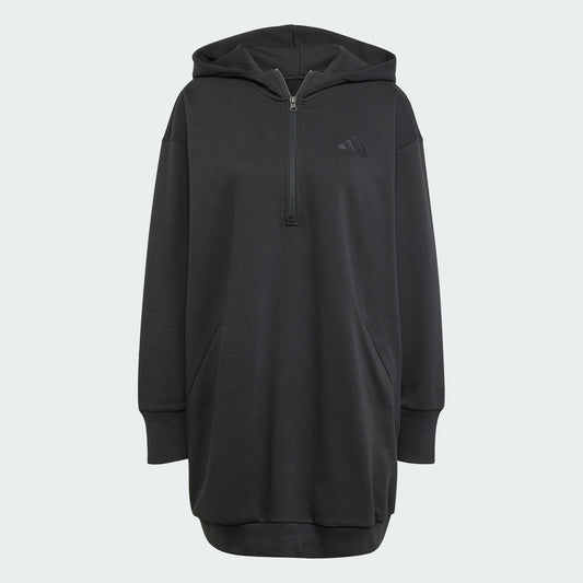 All SZN Fleece Loose Dress (Black)