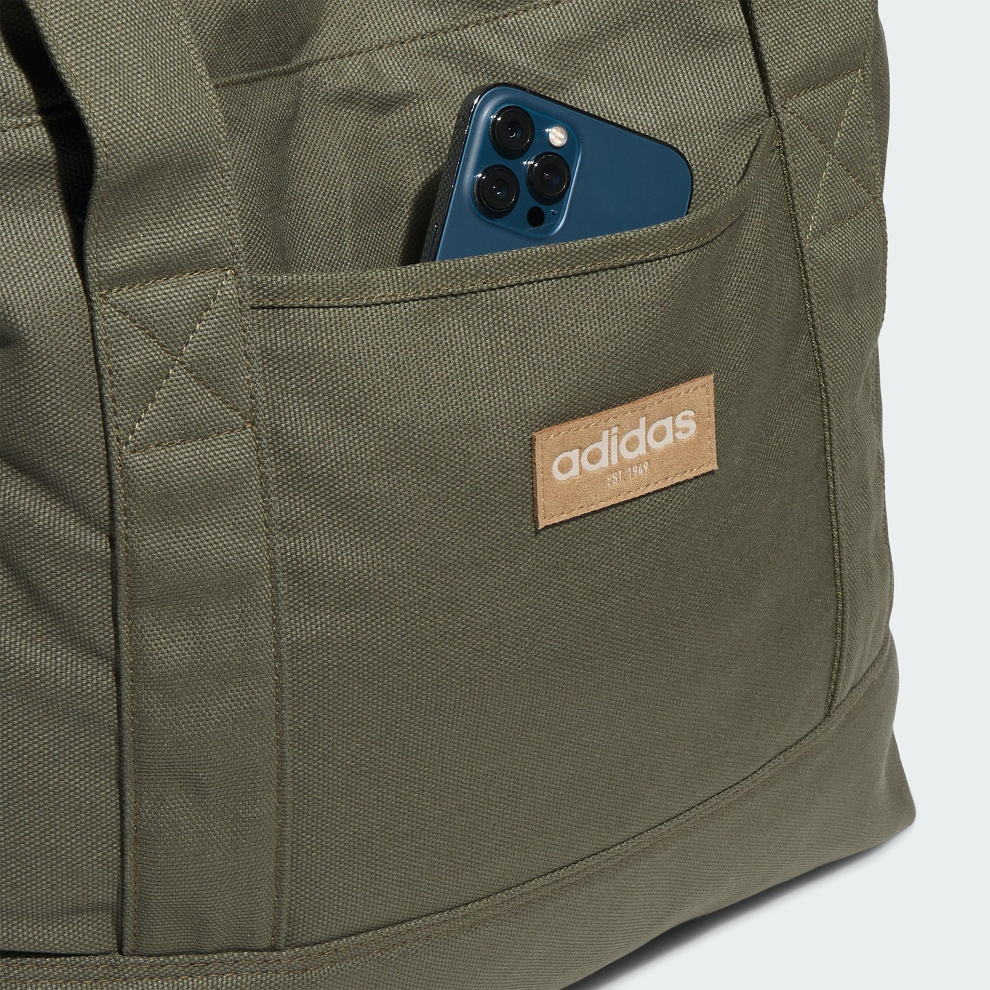 Canvas Court Tote Bag (Olive)