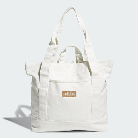 Canvas Court Tote Bag (Off White)