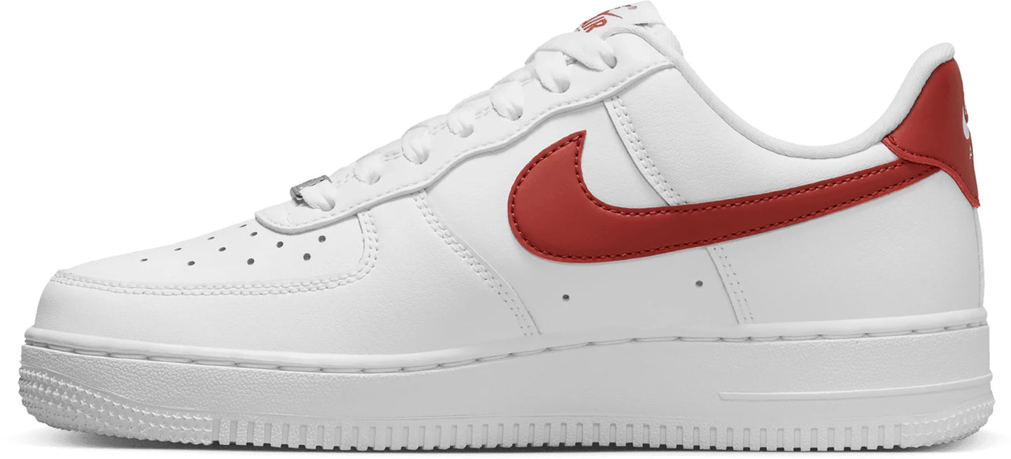 Air Force 1 '07 Shoes (White/Dark Orange)