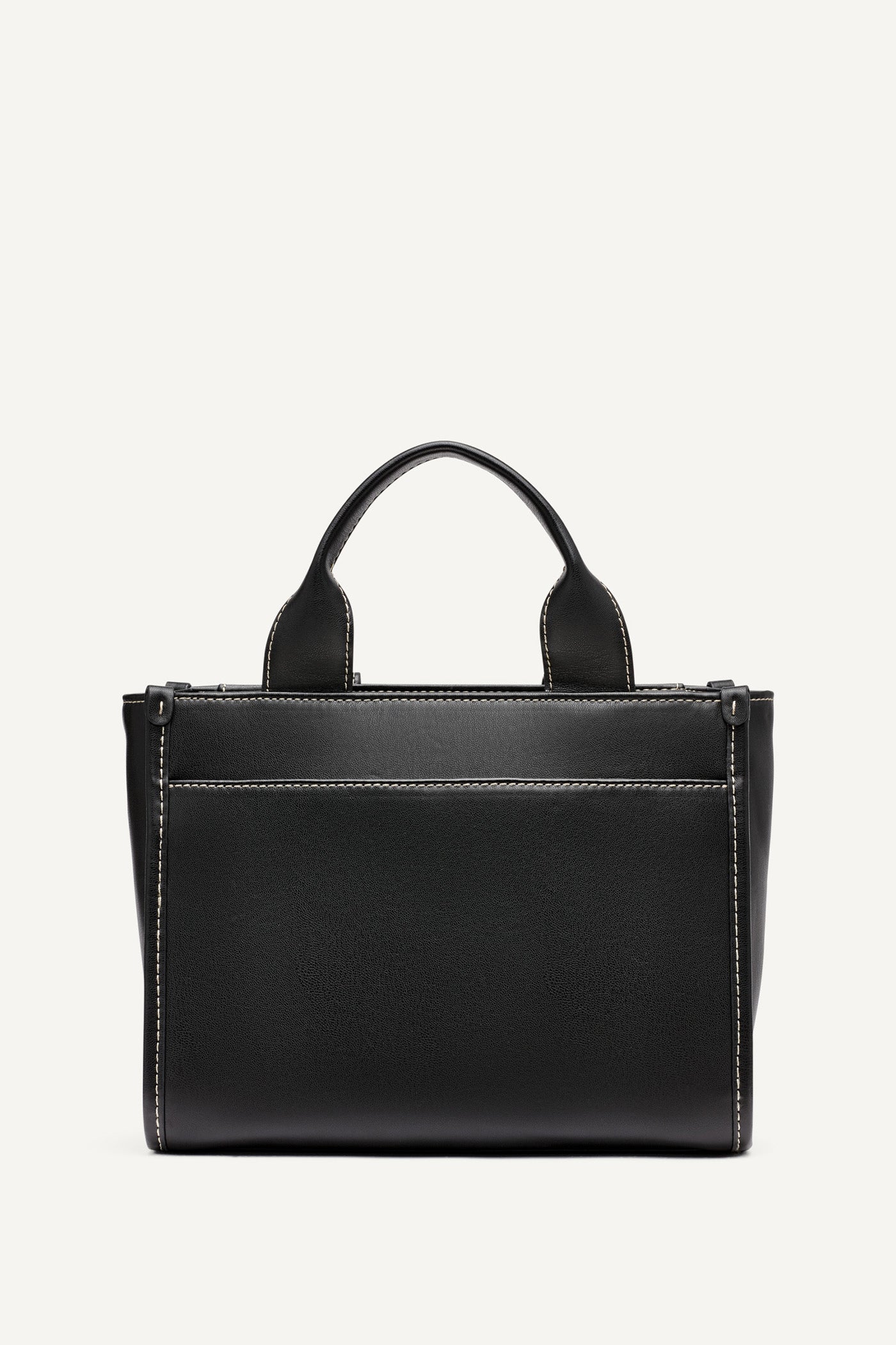 Hadlee Small Embellished Logo Tote (Black)