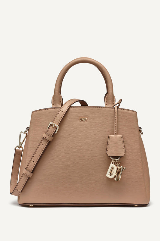 Paige Medium Satchel (Cappuccino)