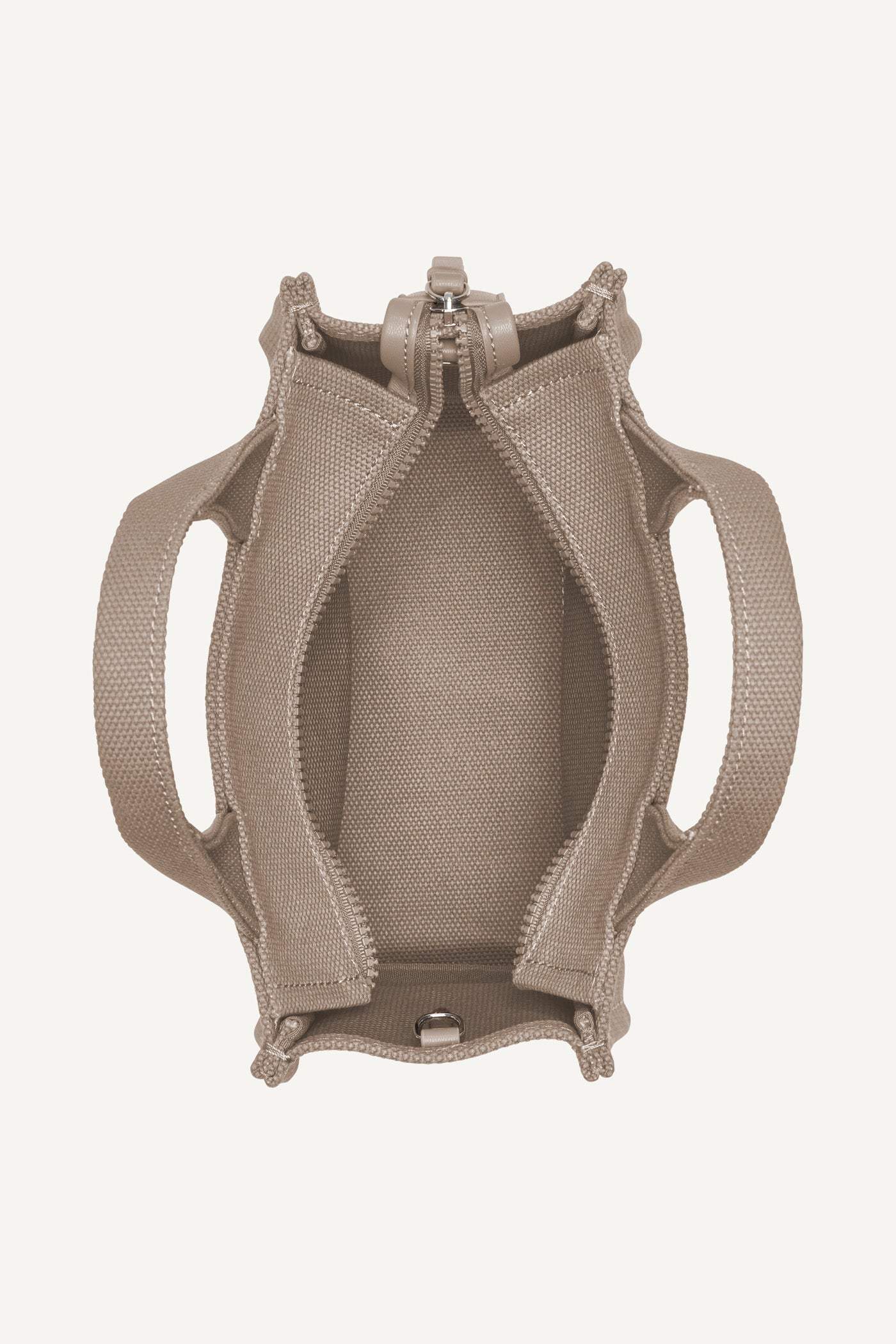 Hadlee Small Canvas Logo Tote (Mink)