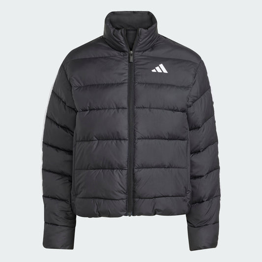 Essentials CLIMAWARM 3-Stripes Synthetic Down Jacket (Black)