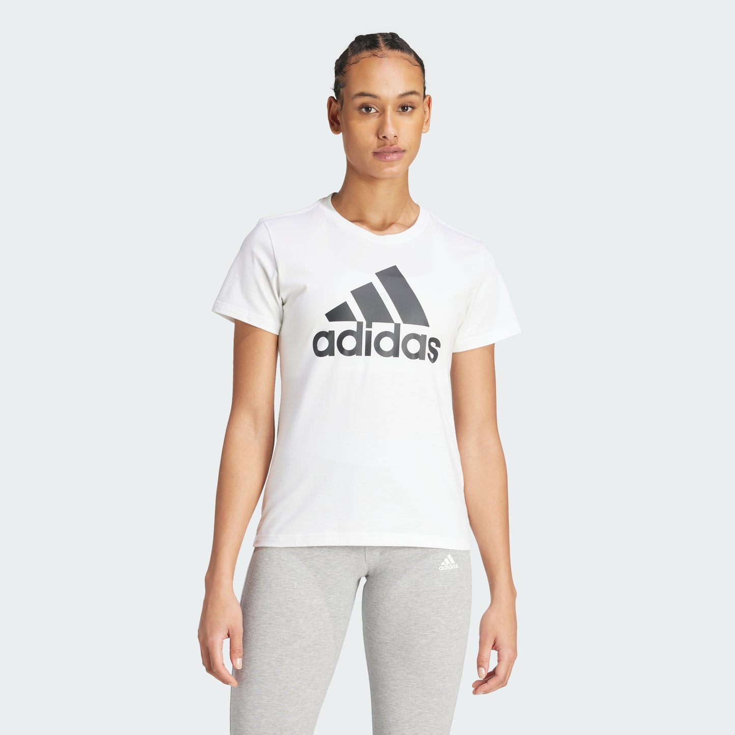 Essentials Logo Tee (White / Black)