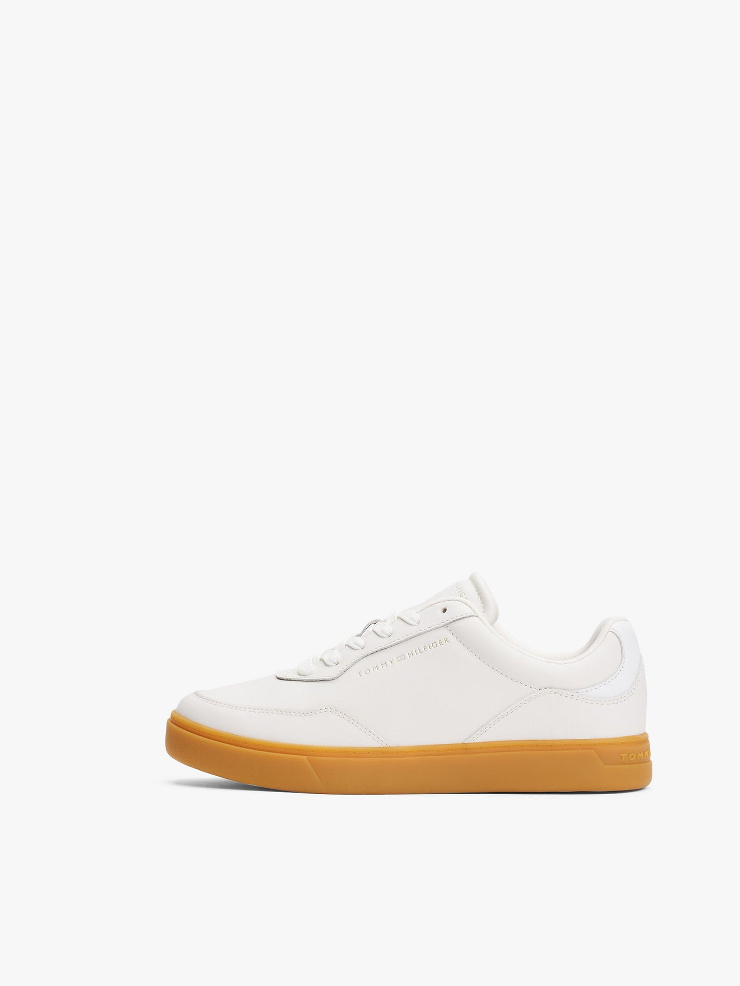 Leather Cupsole Sneaker (Ecru)