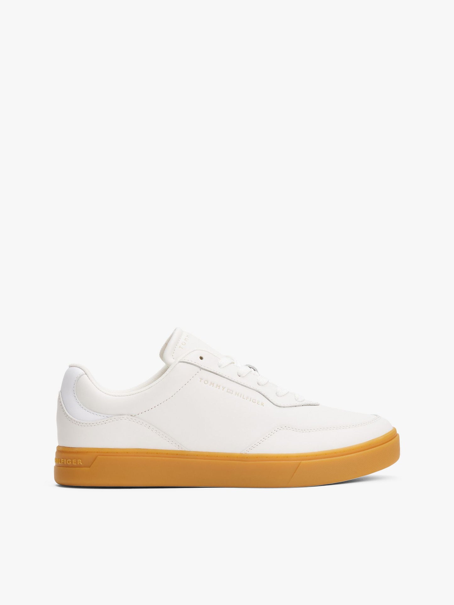 Leather Cupsole Sneaker (Ecru)