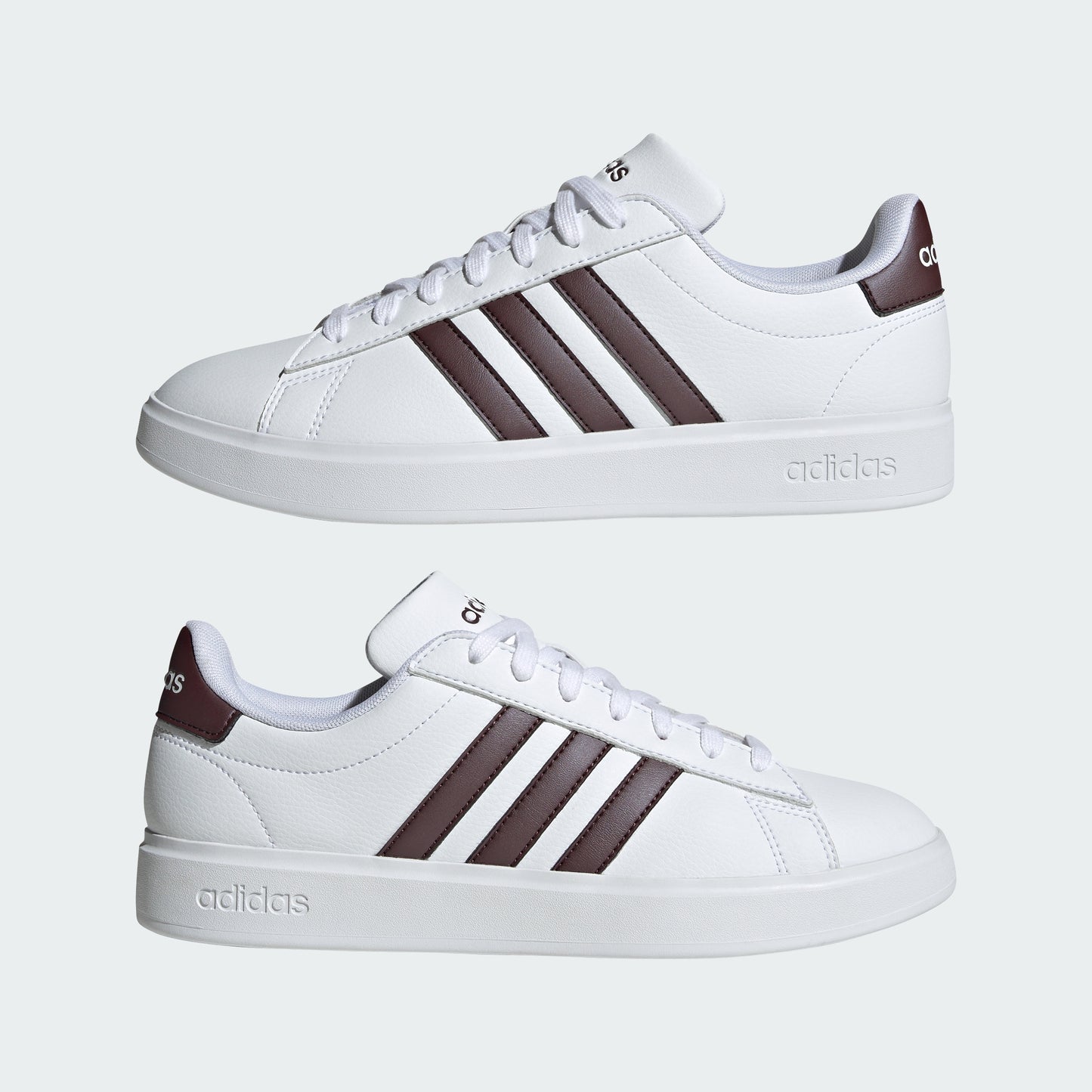 Grand Court 2.0 Shoes (White / Brown)