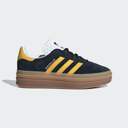 Gazelle Bold Shoes (Core Black / Bold Gold / Cloud White)