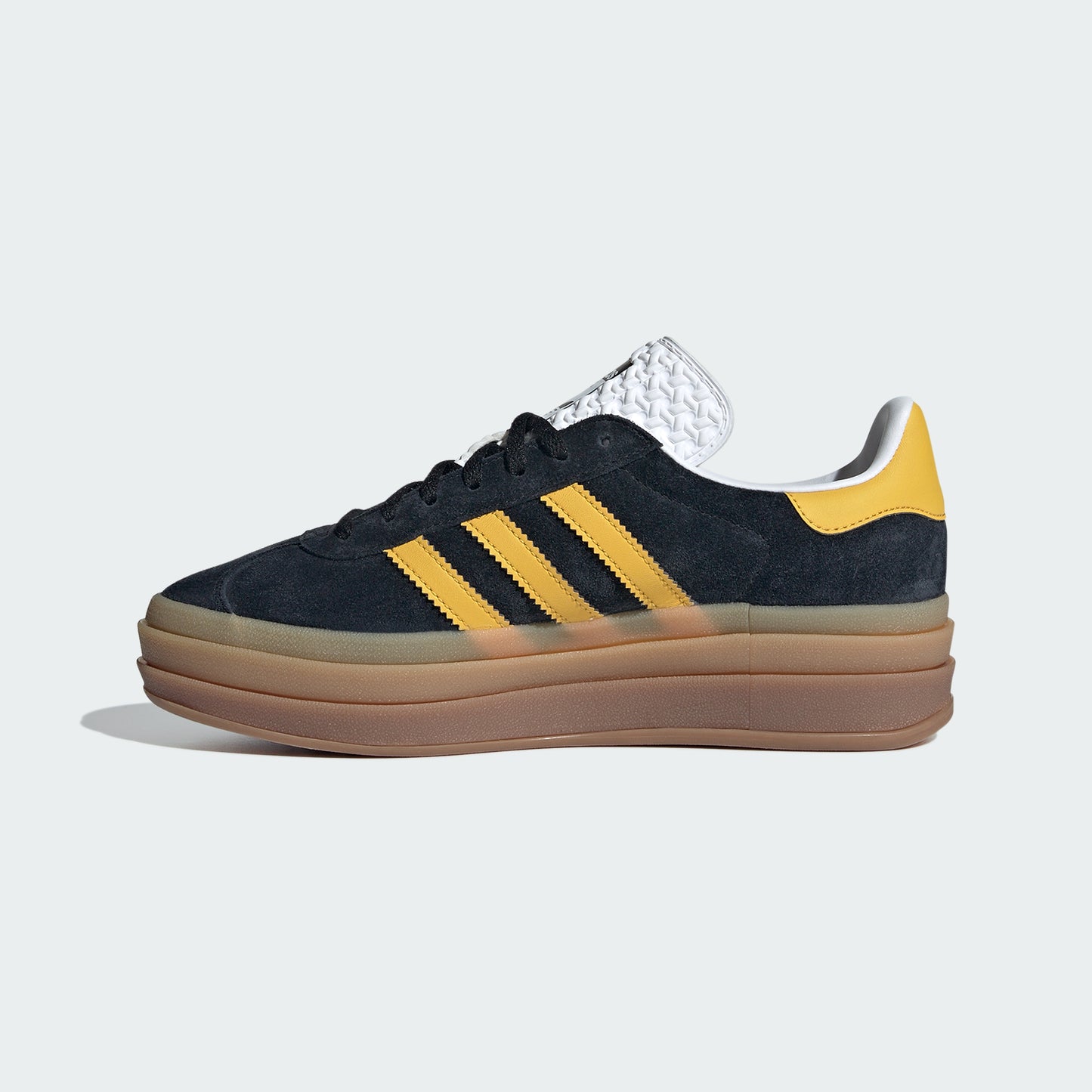 Gazelle Bold Shoes (Core Black / Bold Gold / Cloud White)