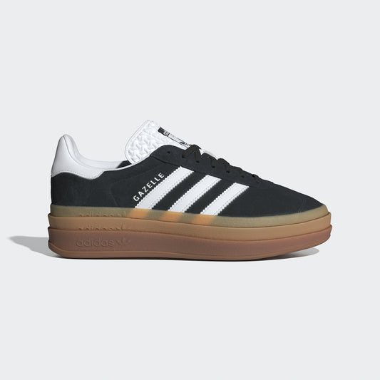 Gazelle Bold Shoes (Core Black / Cloud White / Cloud White)