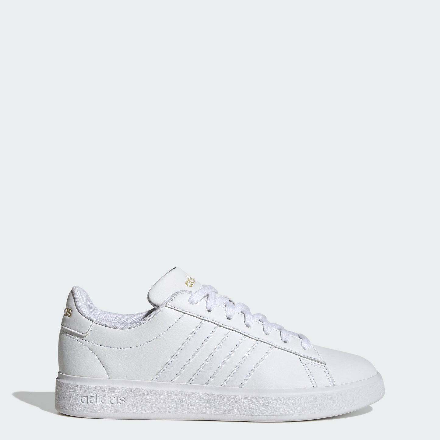 Grand Court 2.0 Shoes (White / Gold)