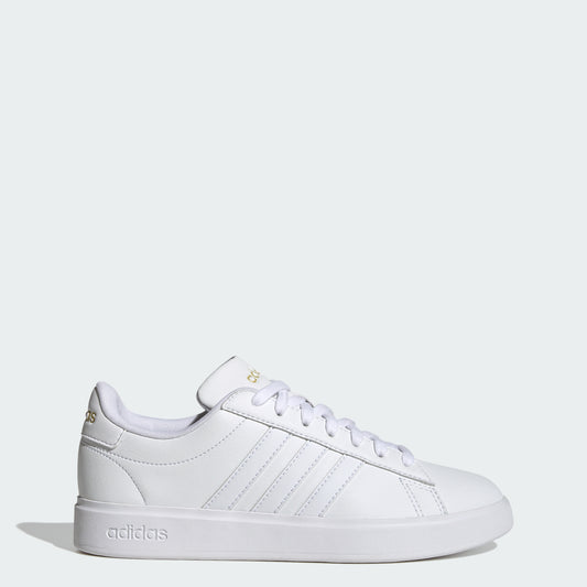 Grand Court 2.0 Shoes (White / Gold)