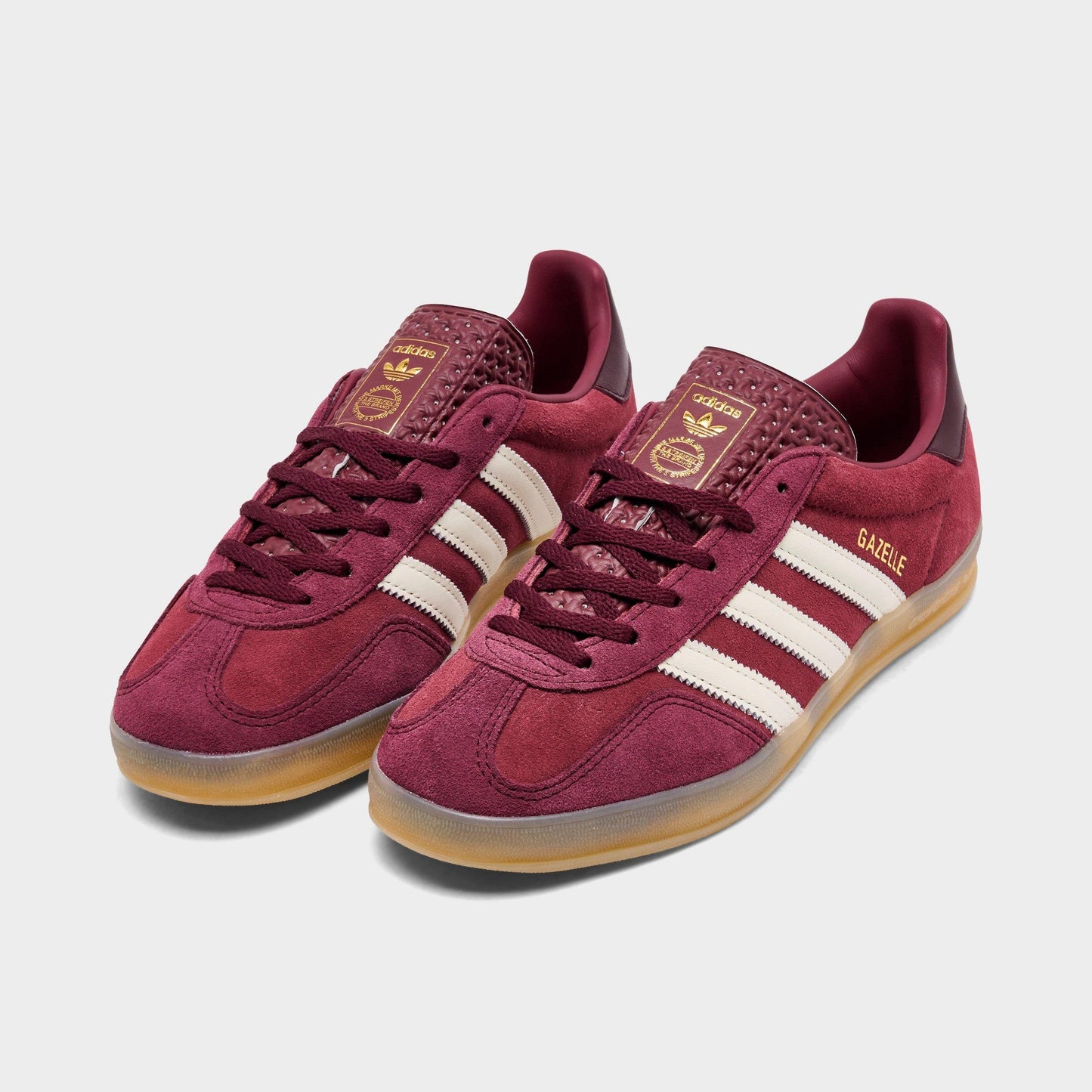 Gazelle Shoes (Shadow Red / Off White)