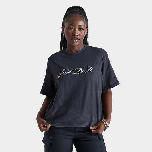 Boxy Wash T-Shirt (Black / Photon Dust)