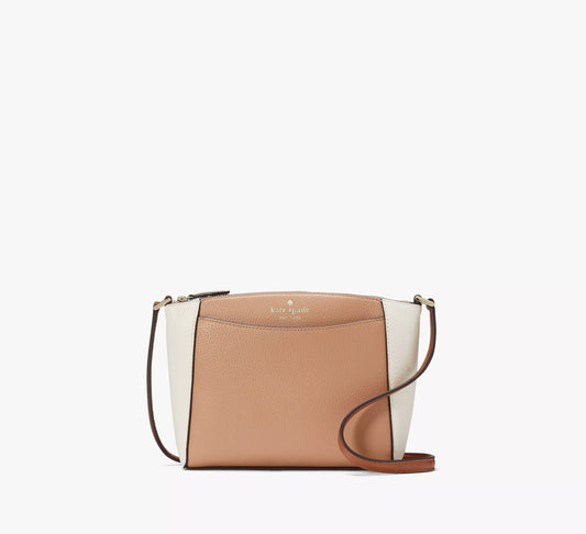 Monica Small Crossbody (Light Fawn)
