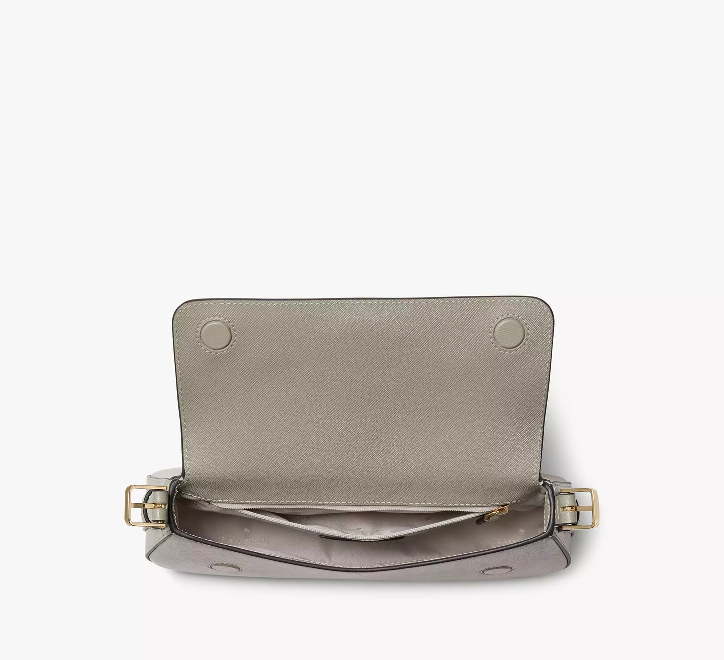 Madison Saffiano Leather Small Flap Shoulder Bag (Dusky Pine)