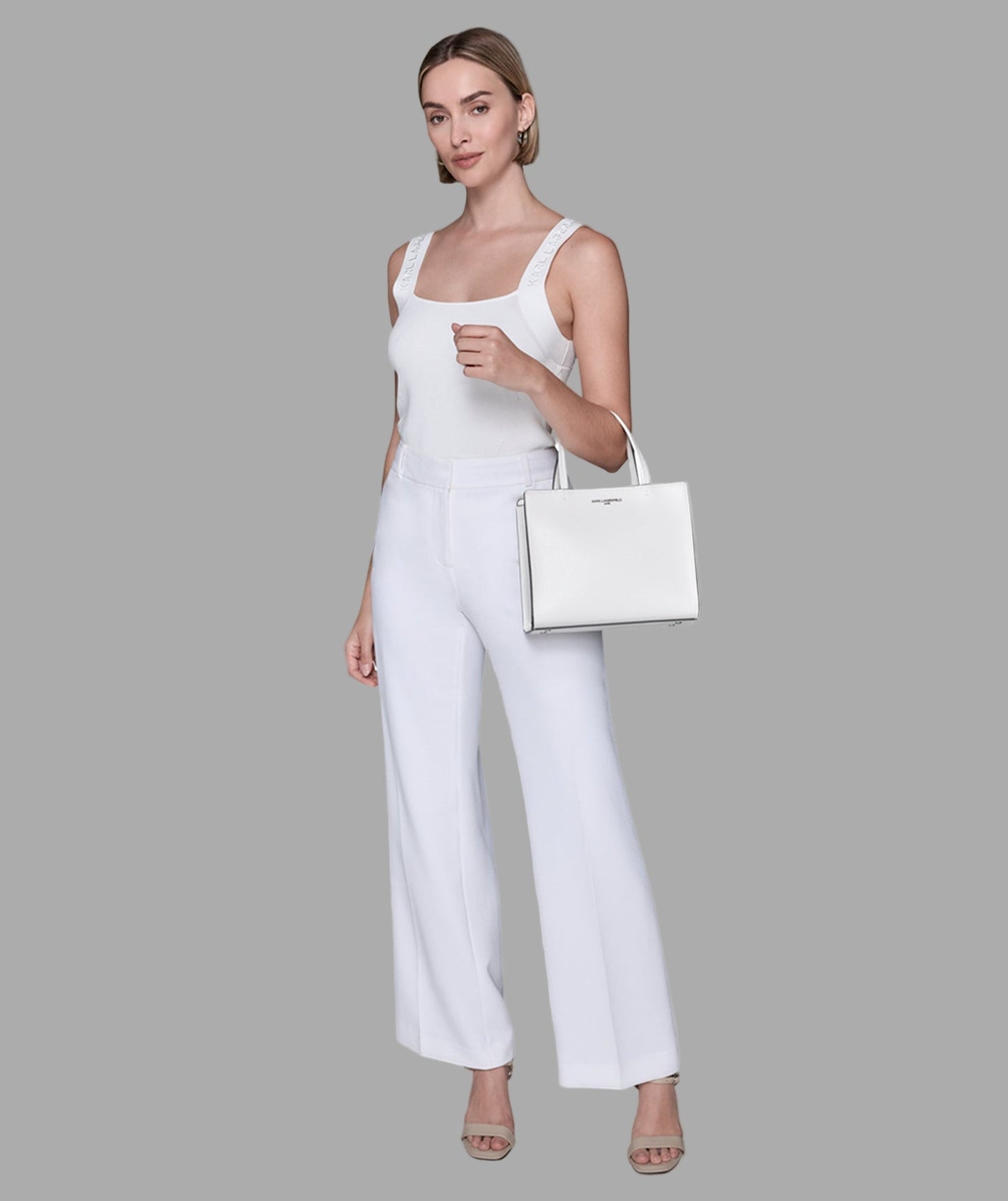 Maybelle Two-Way Satchel (White)