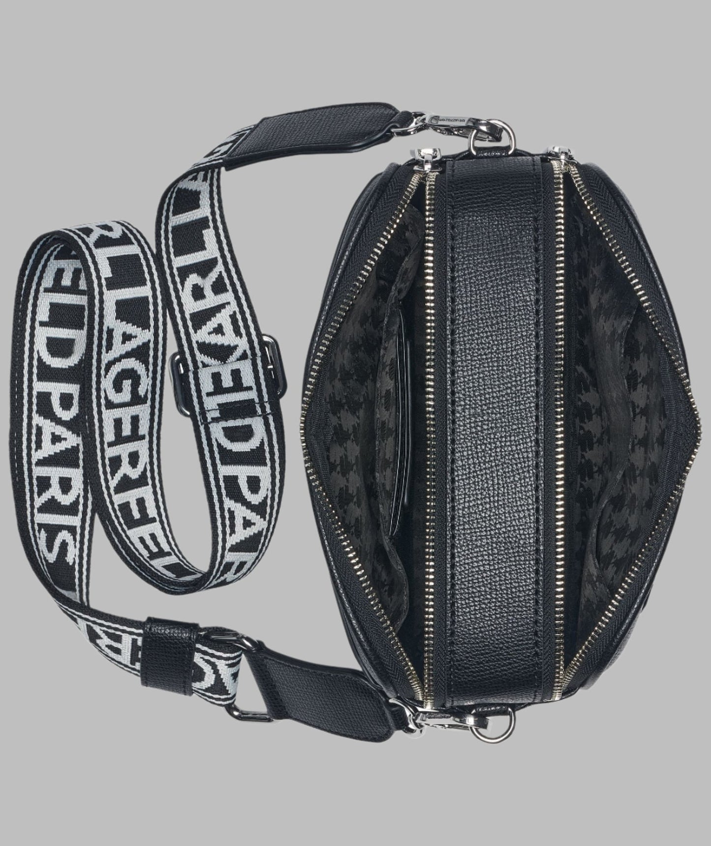 Maybelle Camera Crossbody (Black)