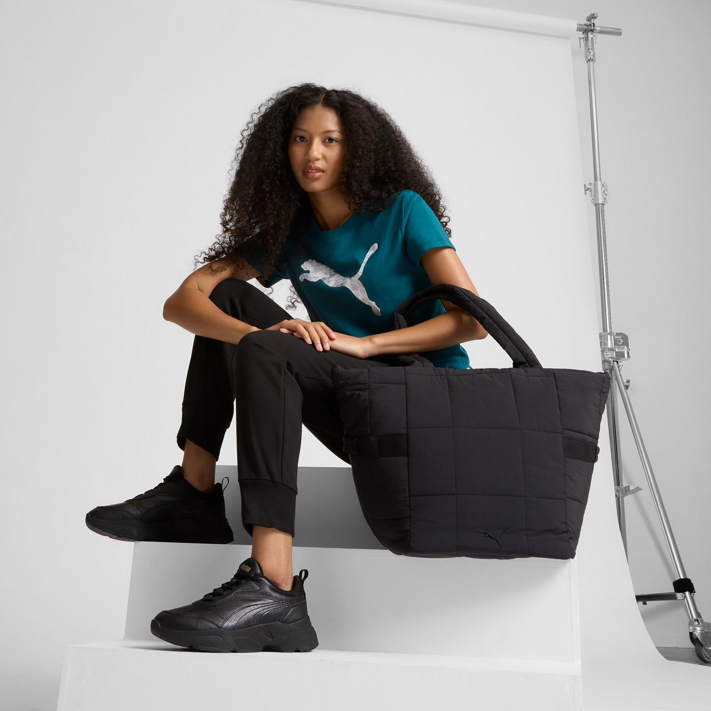 Lush Tote Bag (Black)