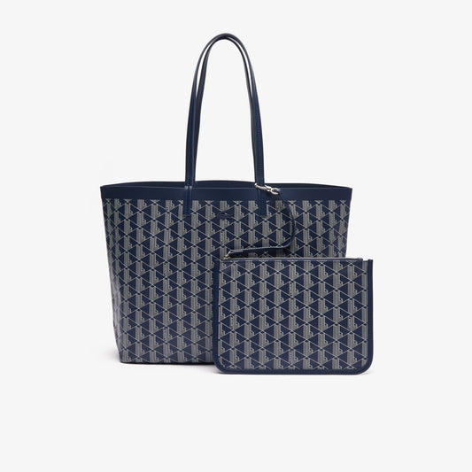 Zely Tote with Pouch (Mono Marine Farine)