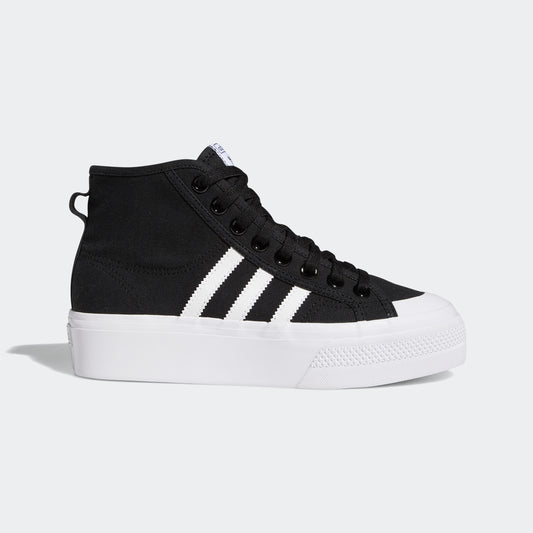 Nizza Platform Mid Shoes (Black)