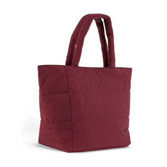 Plush Delux Tote Bag (Burgundy)
