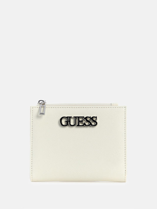Shaela Small Snap Wallet (White)