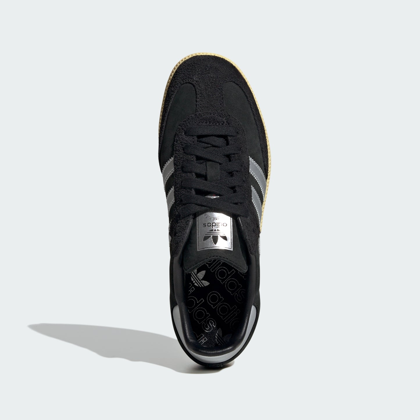 Samba OG Shoes (Core Black / Matte Silver / Almost Yellow)