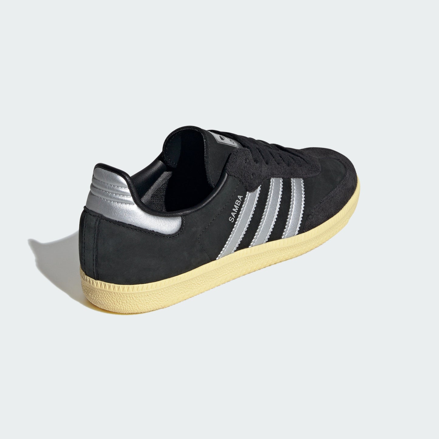 Samba OG Shoes (Core Black / Matte Silver / Almost Yellow)