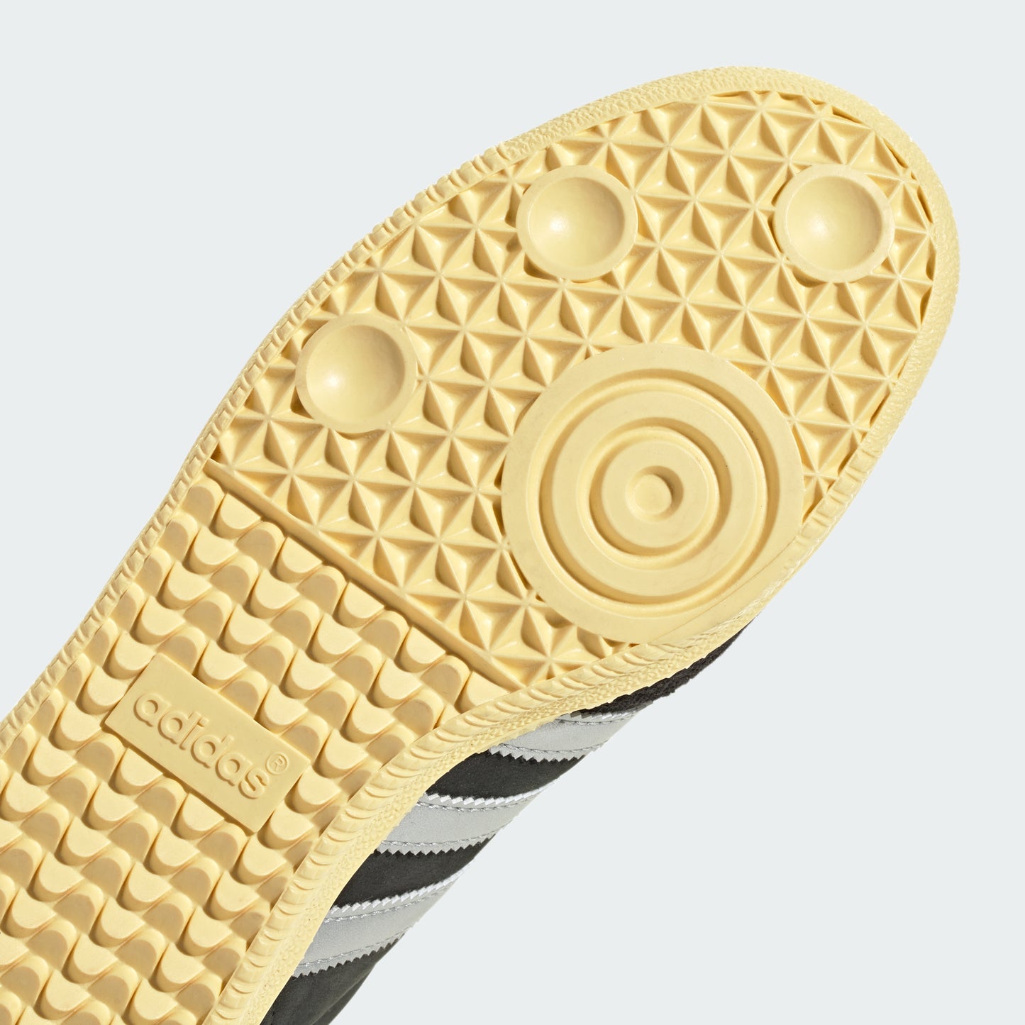 Samba OG Shoes (Core Black / Matte Silver / Almost Yellow)