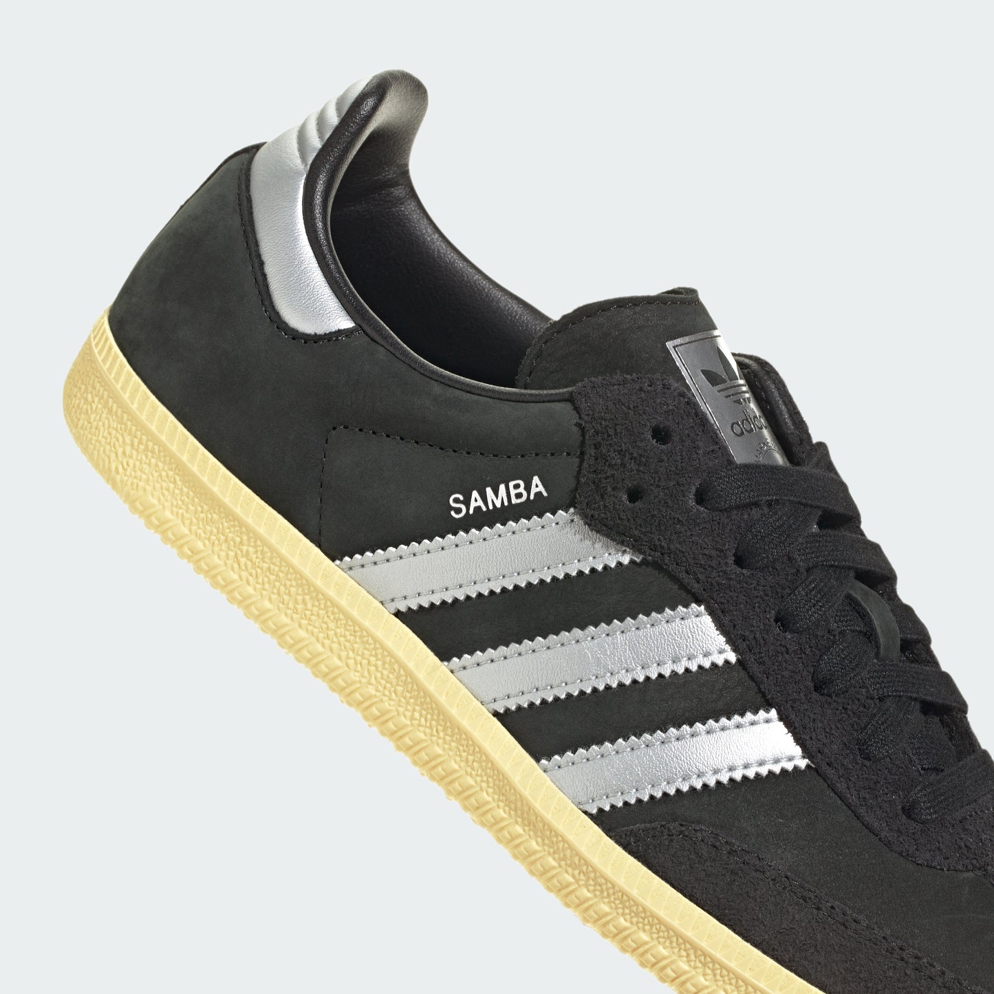 Samba OG Shoes (Core Black / Matte Silver / Almost Yellow)