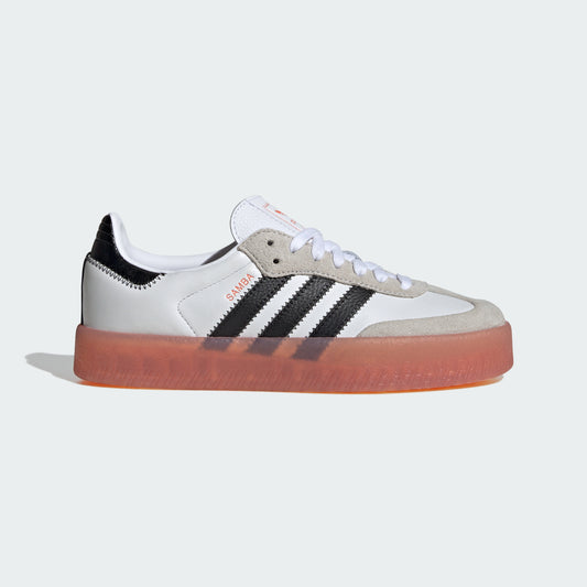 Sambae Shoes (White / Black / Coral)