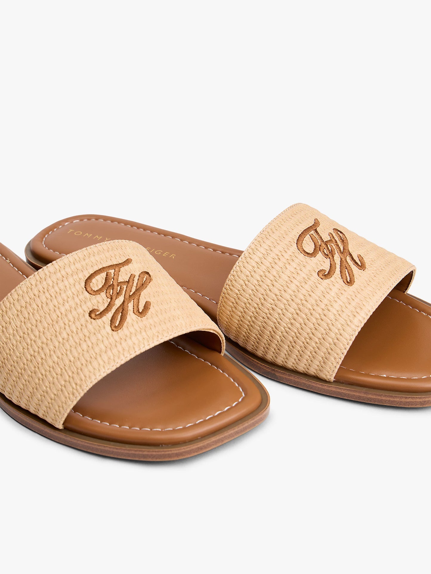 Script Monogram Woven Slide