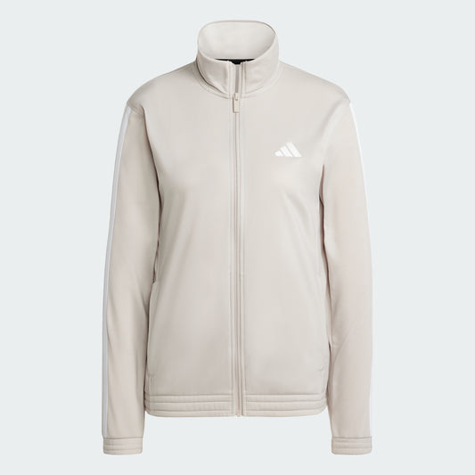 Tricot 3-Stripes Track Jacket (Beige / White)