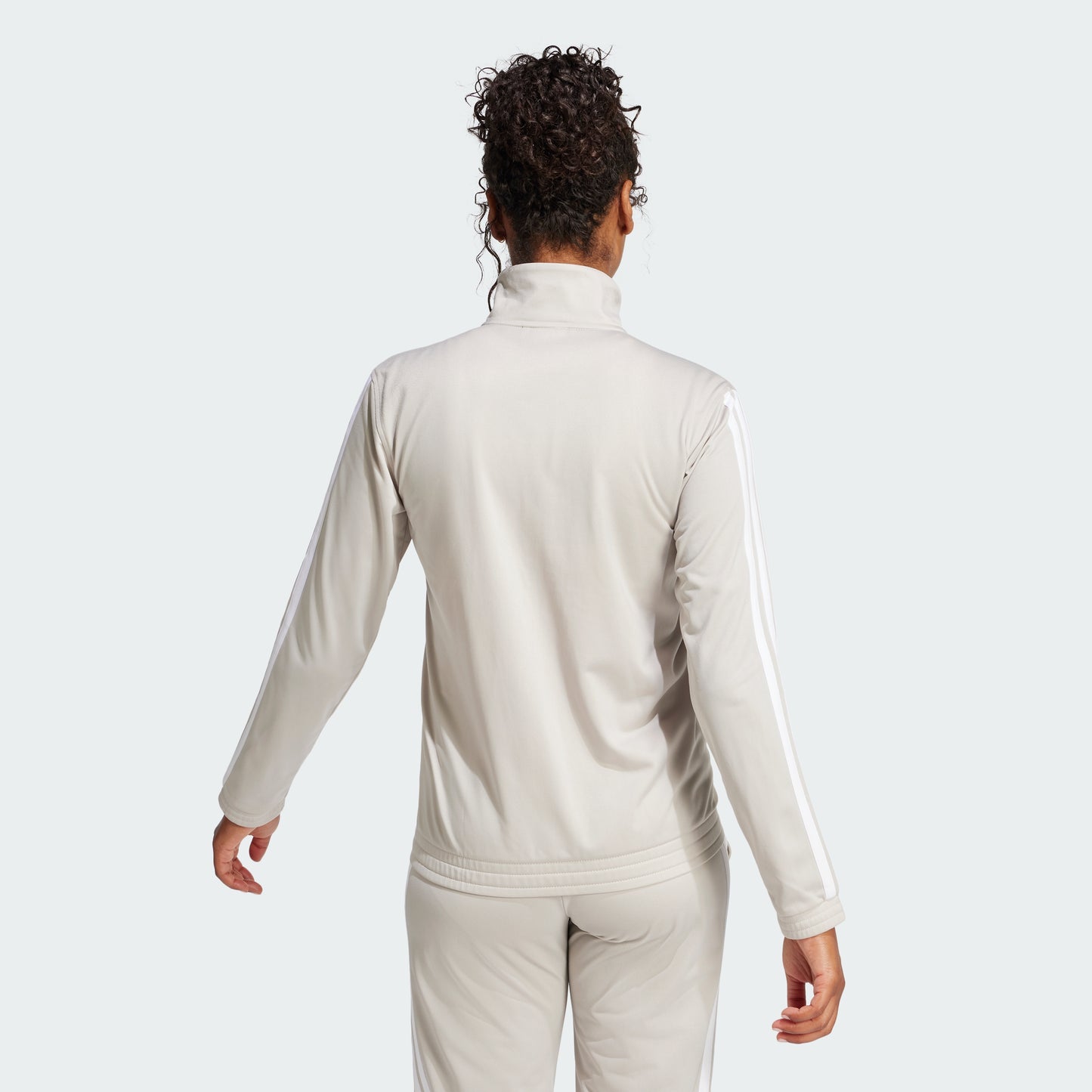Tricot 3-Stripes Track Jacket (Beige / White)