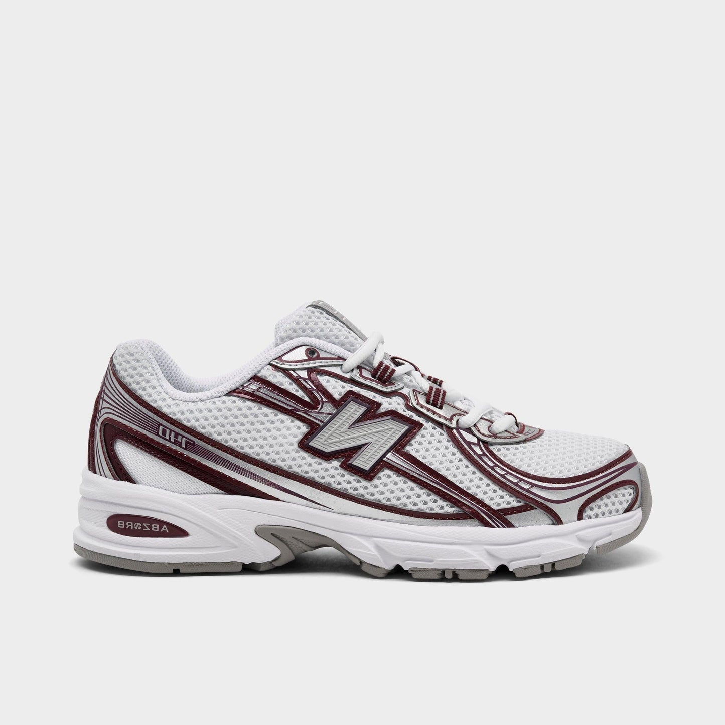 740 Shoes (White / Burgundy)