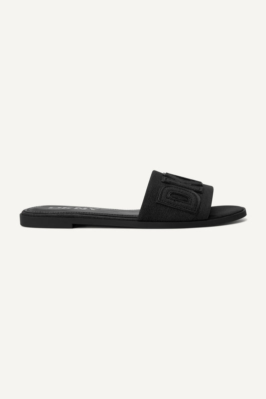 Willow Flat Slide (Dark Denim)