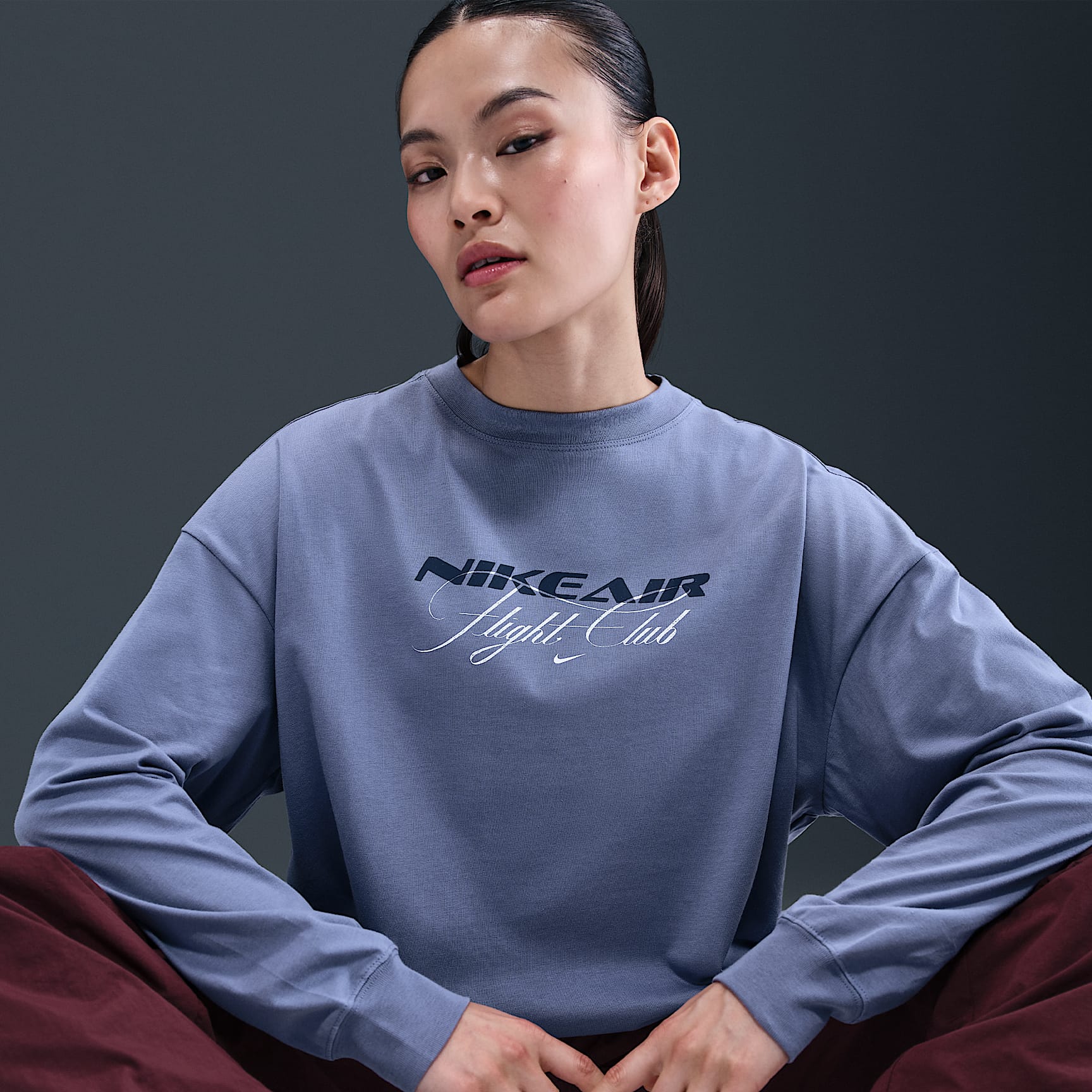 Nike Sportswear Women's Oversized Long-Sleeve T-Shirt