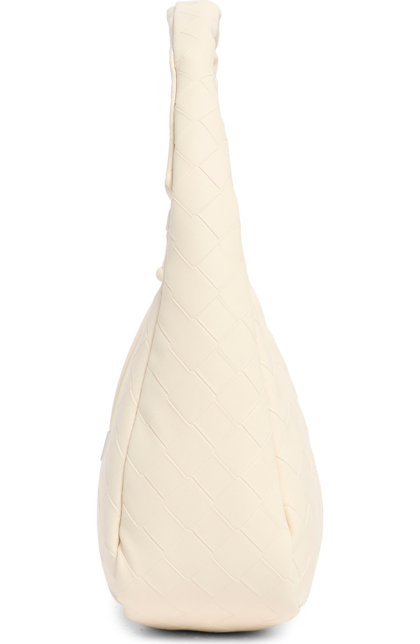 Embossed Shoulder Bag (Cream)