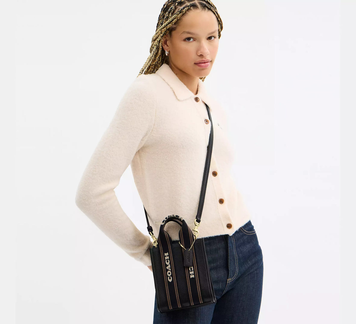 Smith Mini Tote Bag (Black / Gold)