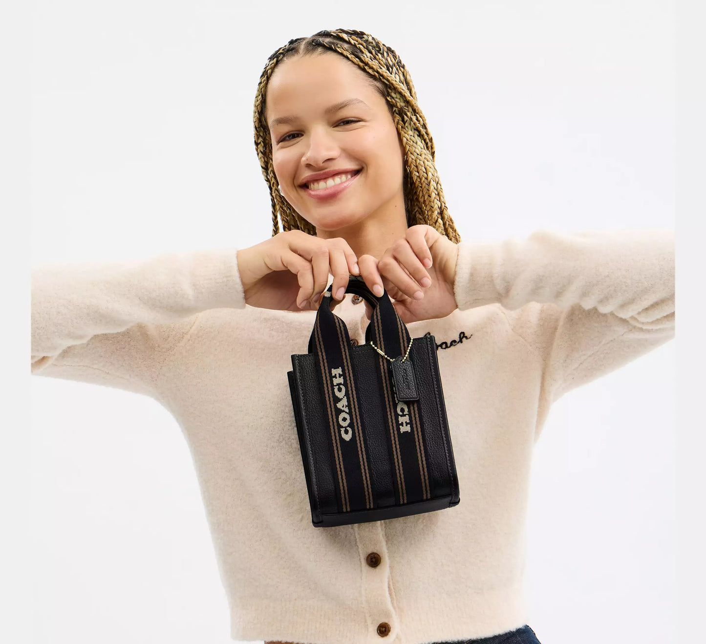 Smith Mini Tote Bag (Black / Gold)