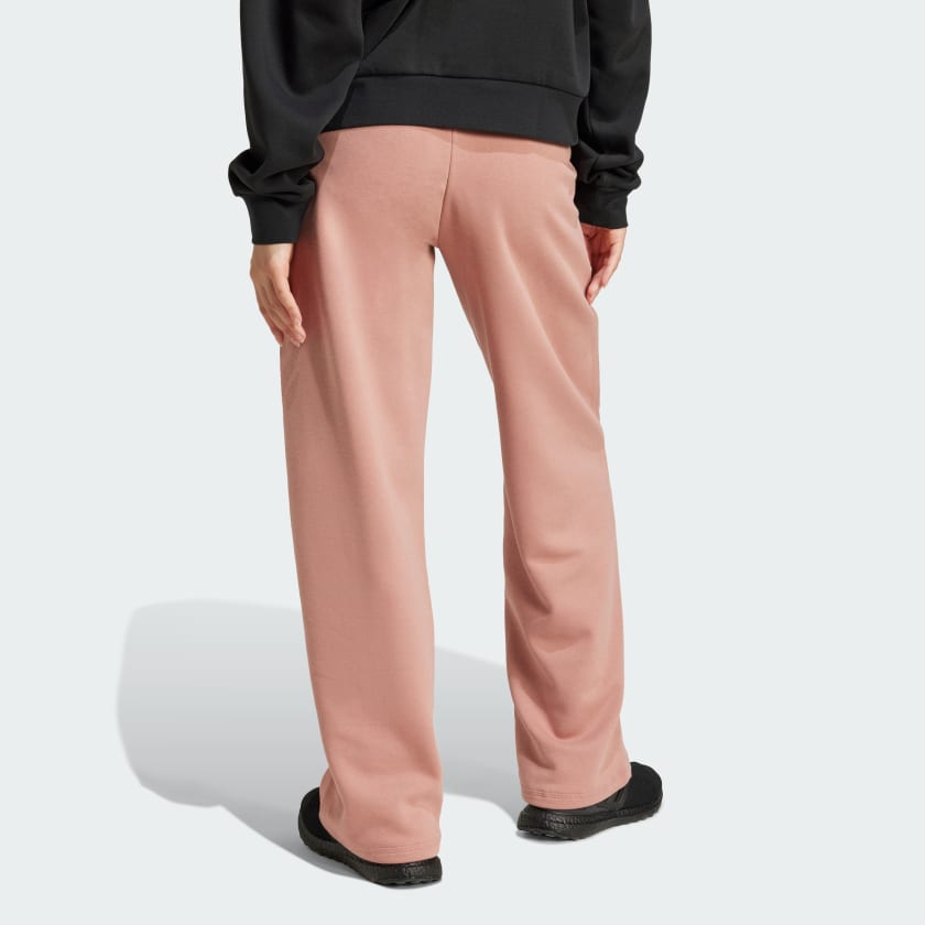 Essentials Small Logo Feel Cozy Open-Hem Pants (Warm Clay)