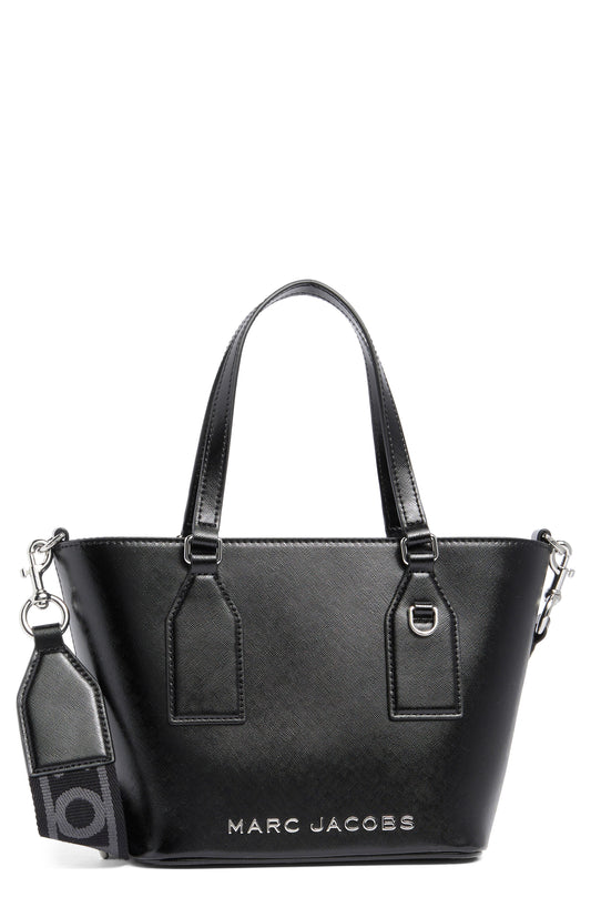 Trademarc Small Tote Satchel (Black)