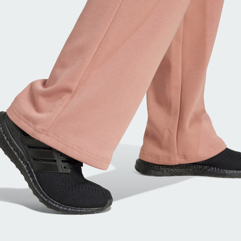 Essentials Small Logo Feel Cozy Open-Hem Pants (Warm Clay)